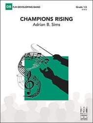 Champions Rising Concert Band sheet music cover Thumbnail